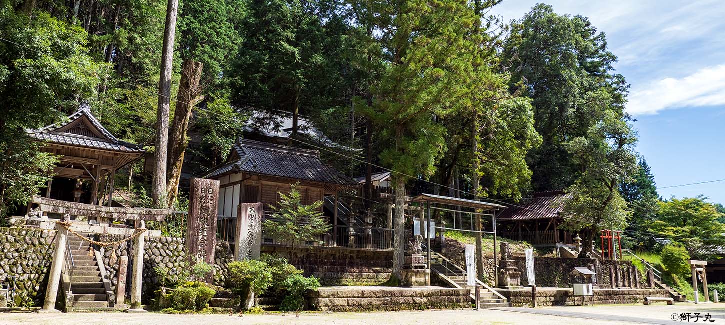 榊山神社（岐阜県中津川市）【苗木藩主遠山家が尊崇した神社】