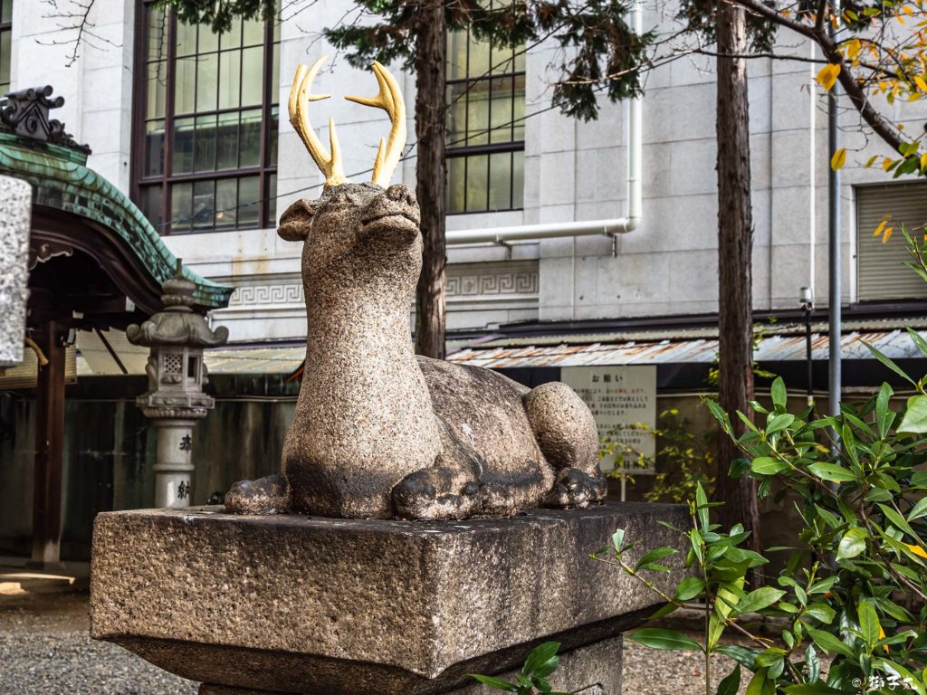 春日神社（愛知県名古屋市中区）　狛鹿