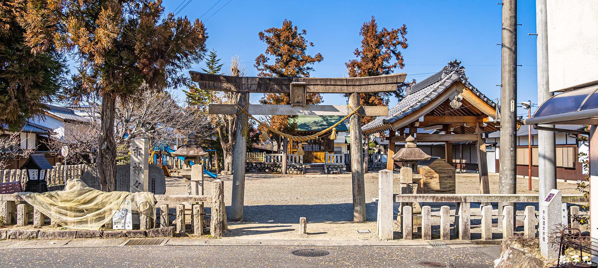 市神神社(恵那市 中山道 大井宿)