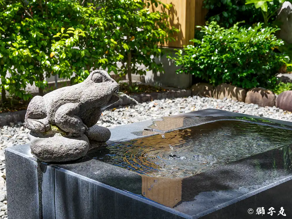 下呂温泉 加恵瑠神社（かえる神社） 手水舎